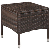 Thumbnail for 3-tlg. Bistro-Set Poly Rattan Braun