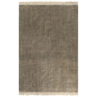 Thumbnail for Kelim-Teppich Baumwolle 120x180 cm Taupe