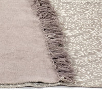 Thumbnail for Kelim-Teppich Baumwolle 120x180 cm mit Muster Taupe