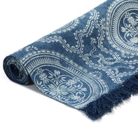 Thumbnail for Kelim-Teppich Baumwolle 160x230 cm mit Muster Blau
