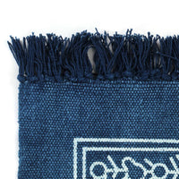 Thumbnail for Kelim-Teppich Baumwolle 120x180 cm mit Muster Blau