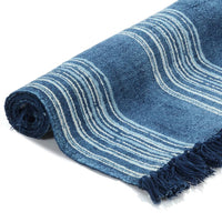Thumbnail for Kelim-Teppich Baumwolle 160x230 cm mit Muster Blau