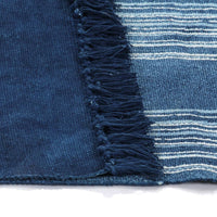 Thumbnail for Kelim-Teppich Baumwolle 160x230 cm mit Muster Blau