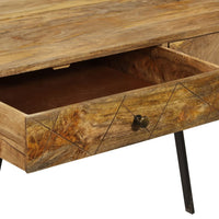 Thumbnail for Schreibtisch mit Schubladen Massivholz Mango 110×50×76 cm