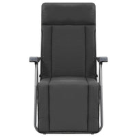 Thumbnail for Klappbare Gartenstühle mit Polstern 2 Stk. Grau