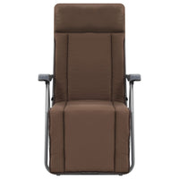 Thumbnail for Klappbare Gartenstühle mit Auflagen 2 Stk. Braun