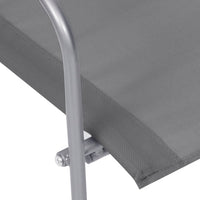 Thumbnail for 4-tlg. Garten-Lounge-Set Stoff und Stahl Grau