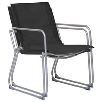 Thumbnail for 4-tlg. Garten-Lounge-Set Stoff und Stahl Schwarz