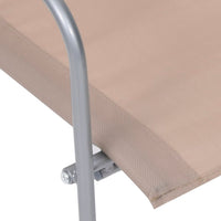 Thumbnail for 4-tlg. Garten-Lounge-Set Stoff und Stahl Taupe