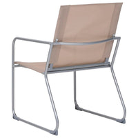 Thumbnail for 4-tlg. Garten-Lounge-Set Stoff und Stahl Taupe