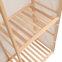 Thumbnail for Kleiderschrank mit 3 Ebenen 110 x 40 x 170 cm