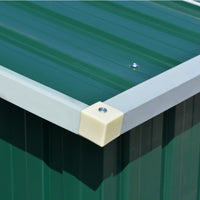 Thumbnail for Geräteschuppen 257×298×178 cm Metall Grün