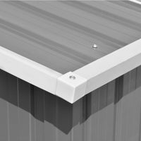 Thumbnail for Geräteschuppen 257×298×178 cm Metall Grau