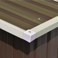 Thumbnail for Geräteschuppen 257×298×178 cm Metall Braun