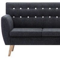 Thumbnail for Sofa L-Form Stoff 171,5x138x81,5 cm Dunkelgrau