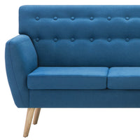 Thumbnail for Sofa L-Form Stoff 171,5x138x81,5 cm Blau