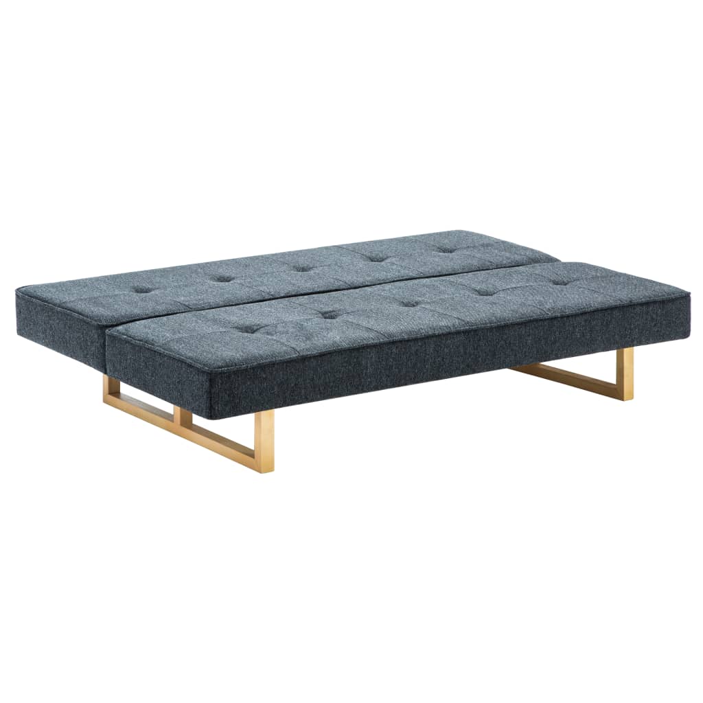 Schlafsofa Stoff Dunkelgrau