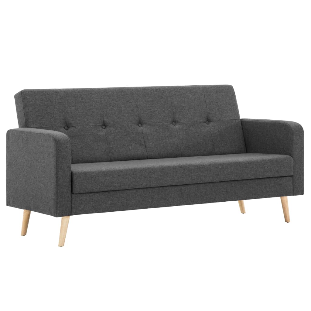 Sofa Stoff Dunkelgrau