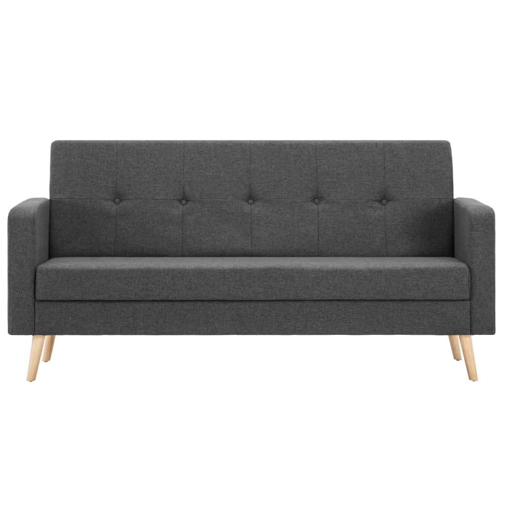 Sofa Stoff Dunkelgrau