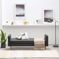 Thumbnail for Sofa Stoff Dunkelgrau