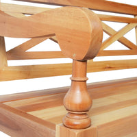 Thumbnail for Batavia-Sitzbank 136 cm Mahagoni Massivholz Hellbraun