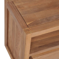 Thumbnail for TV-Schrank Massivholz Teak mit natürlichem Finish 120×30×40 cm