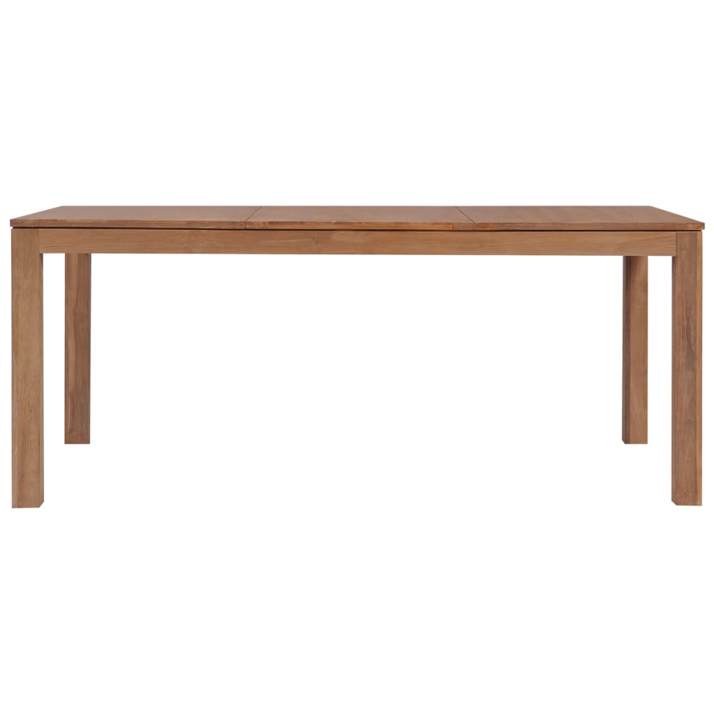 Esstisch Massivholz Teak Natürliches Finish 180x90x76 cm