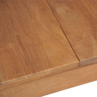 Thumbnail for Esstisch Massivholz Teak Natürliches Finish 180x90x76 cm