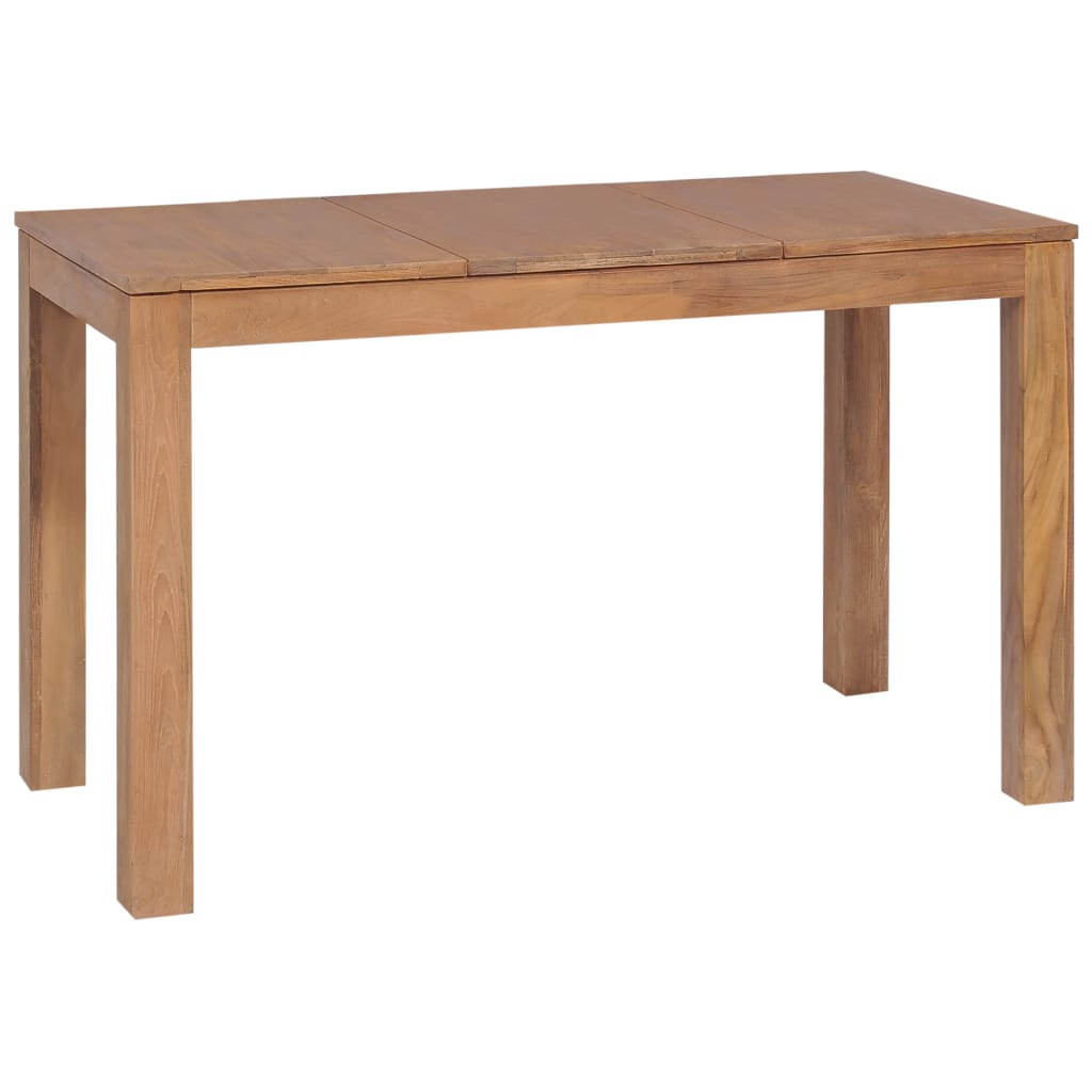 Esstisch Massivholz Teak mit Natürlichem Finish 120x60x76 cm