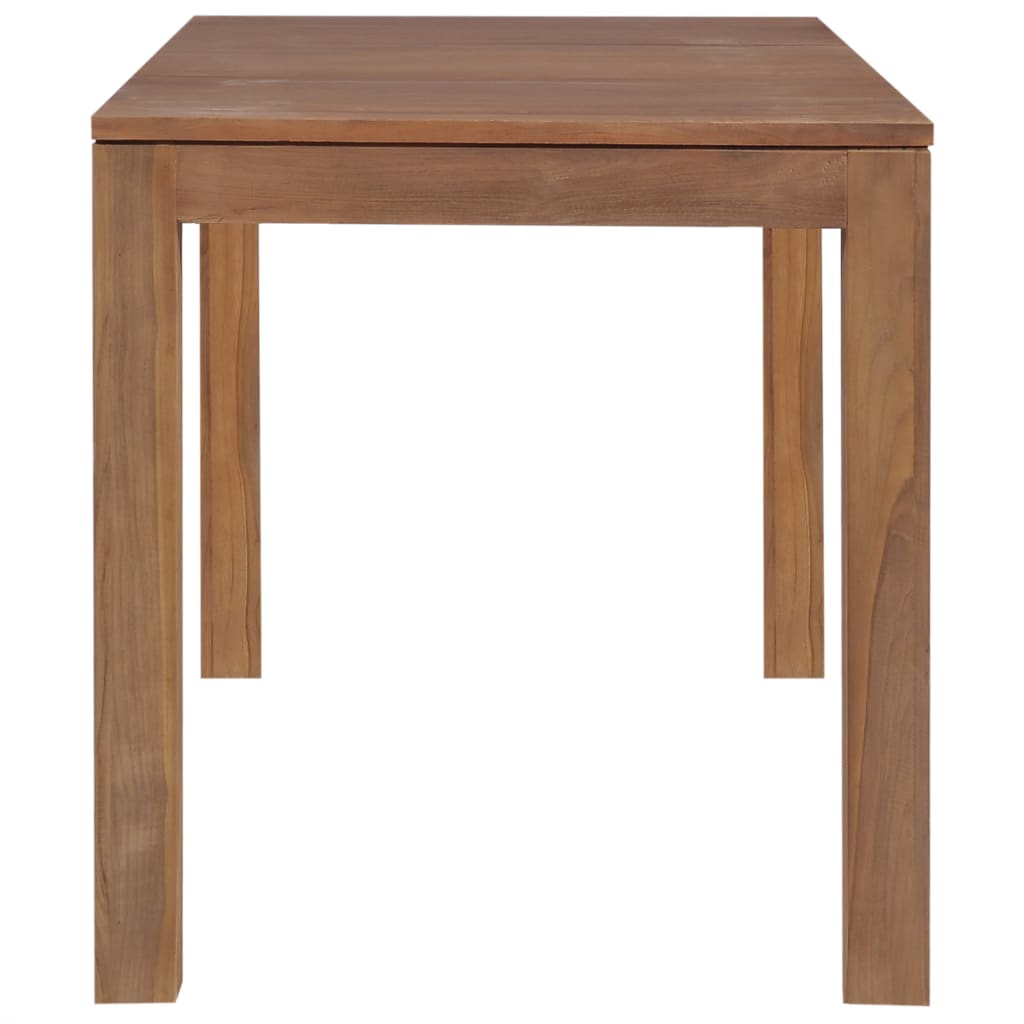 Esstisch Massivholz Teak mit Natürlichem Finish 120x60x76 cm
