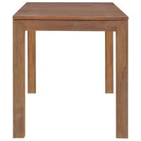 Thumbnail for Esstisch Massivholz Teak mit Natürlichem Finish 120x60x76 cm