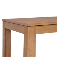 Thumbnail for Esstisch Massivholz Teak mit Natürlichem Finish 120x60x76 cm