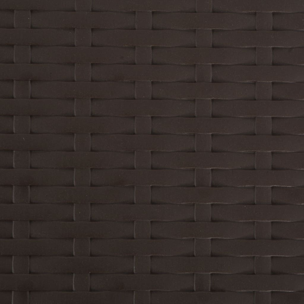 Klappbare Gartenstühle 4 Stk. HDPE und Stahl Braun