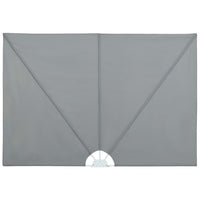 Thumbnail for Faltbarer Terrassen-Seitenfächer Grau 400×200 cm