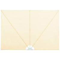 Thumbnail for Faltbarer Terrassen-Seitenfächer Creme 400×200 cm