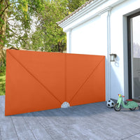 Thumbnail for Faltbarer Terrassen-Seitenfächer Terracotta-Rot 400×200 cm
