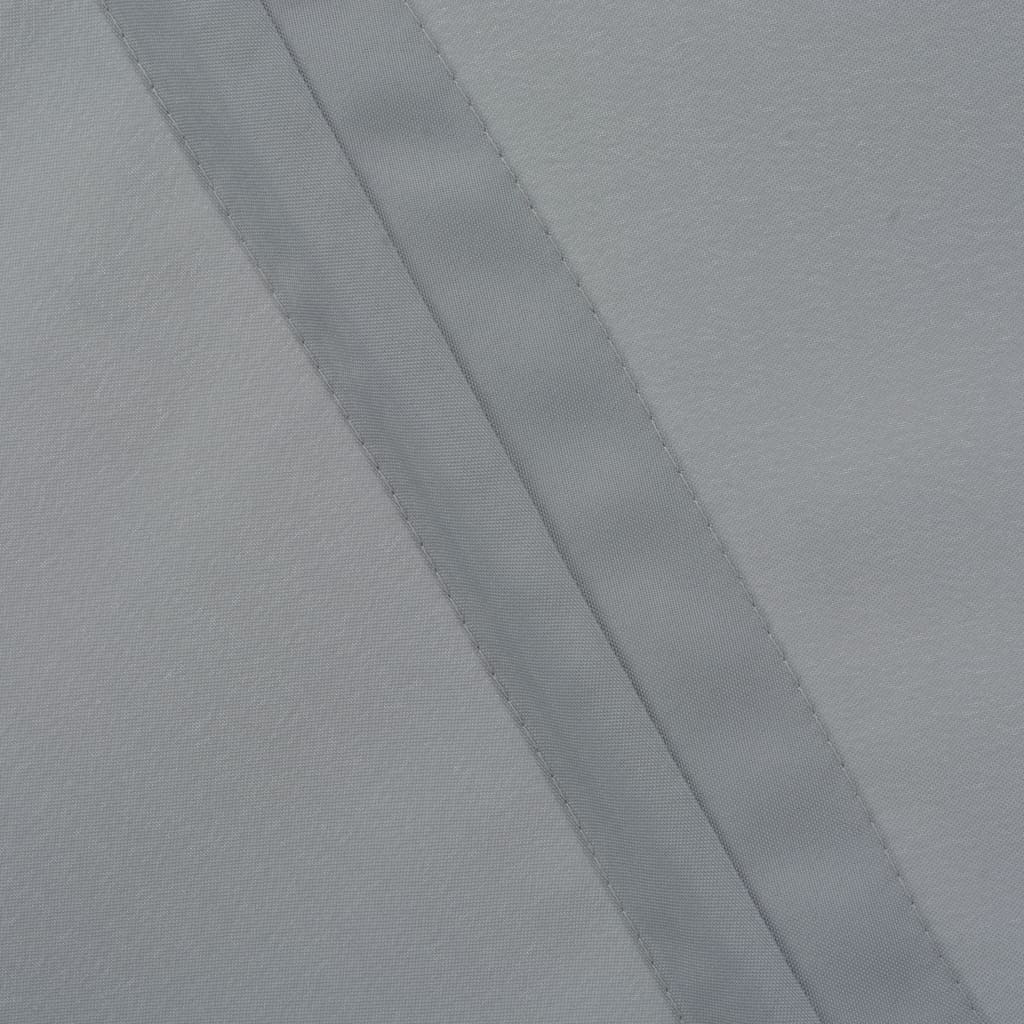 Faltbarer Terrassen-Seitenfächer Grau 200 cm