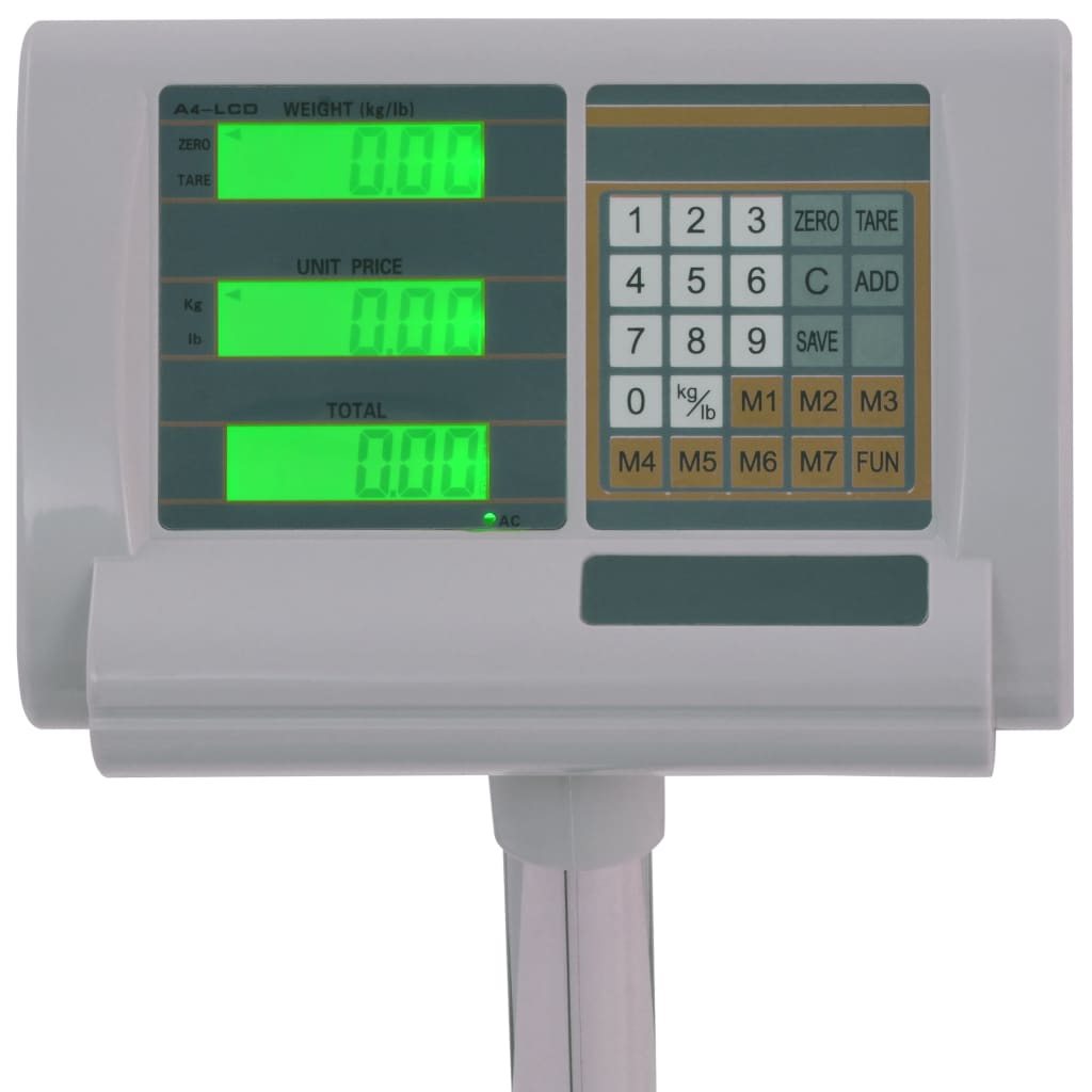 Digitale Plattformwaage 300 kg mit Akku