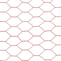 Thumbnail for Drahtzaun Stahl mit PVC-Beschichtung 25x1,5 m Rot