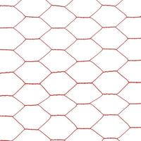 Thumbnail for Drahtzaun Stahl mit PVC-Beschichtung 25x1,5 m Rot