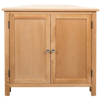 Thumbnail for Eckschrank 80 x 33,5 x 78 cm Massivholz Eiche