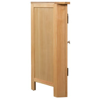 Thumbnail for Eckschrank 80 x 33,5 x 78 cm Massivholz Eiche