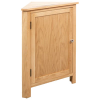 Thumbnail for Eckschrank 59x45x80 cm Massivholz Eiche