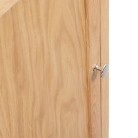 Thumbnail for Eckschrank 59x45x80 cm Massivholz Eiche