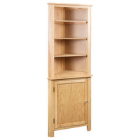 Thumbnail for Eckschrank 59 x 36 x 180 cm Massivholz Eiche