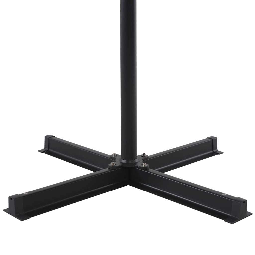 Sonnenschirm mit Aluminium-Mast 500 cm Taupe