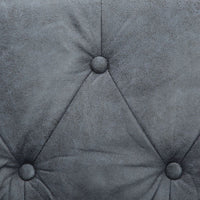 Thumbnail for Chesterfield-Sofa 2-Sitzer Stoffpolsterung Grau
