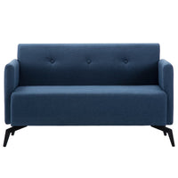 Thumbnail for 2-Sitzer-Sofa Stoffbezug 115 x 60 x 67 cm Blau