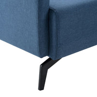 Thumbnail for 2-Sitzer-Sofa Stoffbezug 115 x 60 x 67 cm Blau