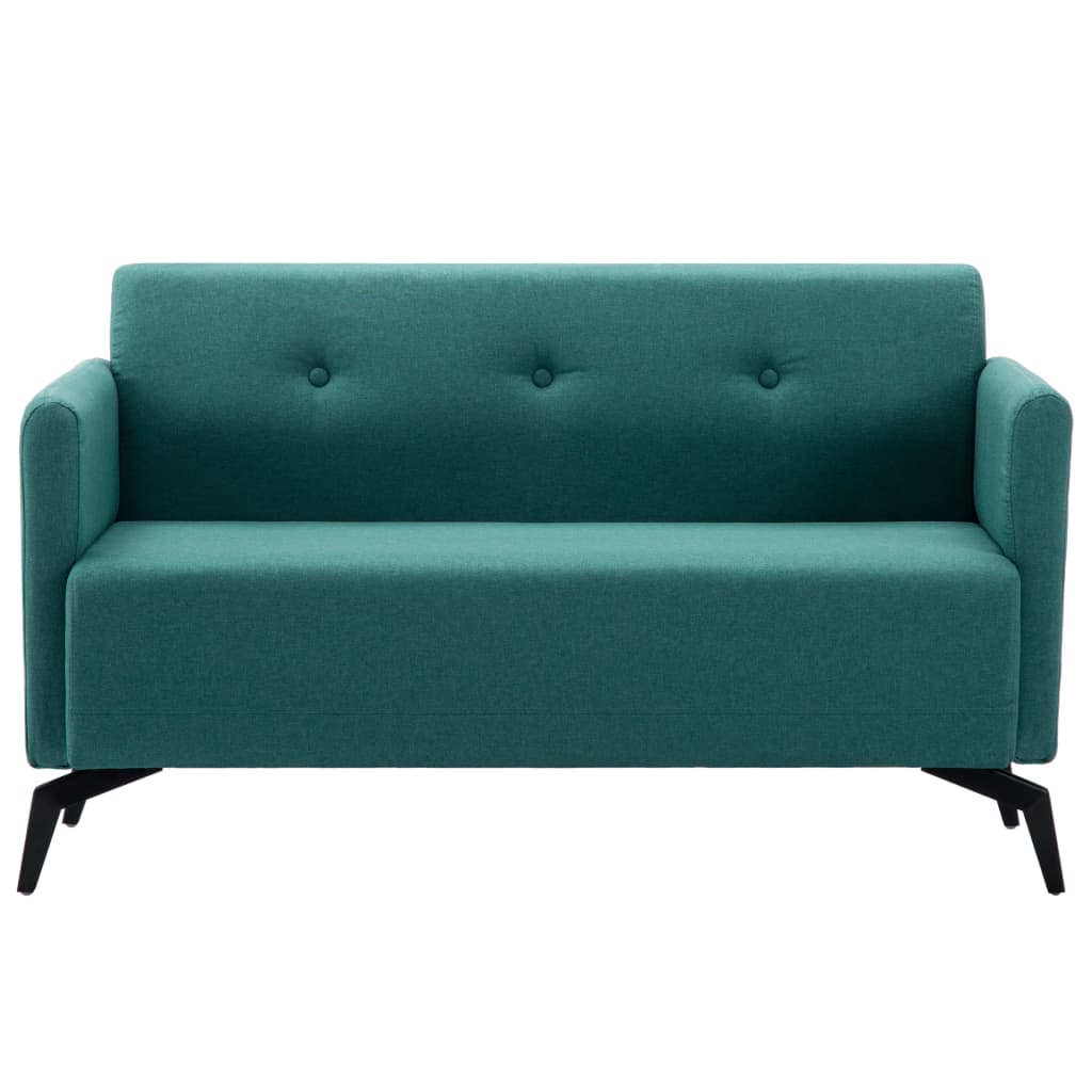 2-Sitzer-Sofa Stoff 115x60x67 cm Grün
